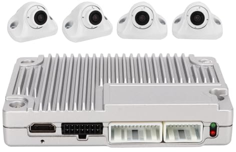 Cryfokt Panoramic Car Recorder Camera with 360 Degree View and Wireless Remote Control for Complete Surveillance