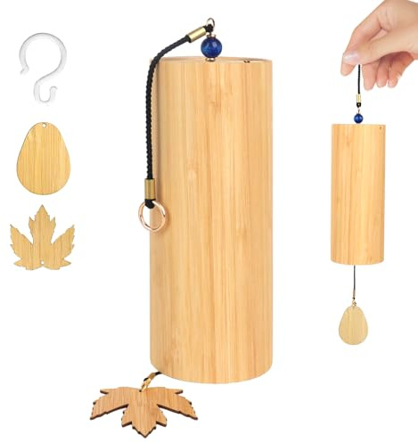 KQWVZ Campanelli Eolici In Bambù, Campana A Vento, Wind Chime Meditazione, Campanelle A Vento Giapponesi In Bambù, Scacciapensieri Yoga Per La Decorazione Della Casa, Yoga, Suono
