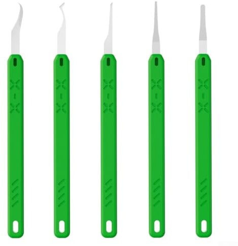 Herramienta de palanca de CPU de 140 mm de precisión de metal para deslaminación de CPU, varilla de placa de circuito antiarañazos para apertura de pantalla de laptop, verde