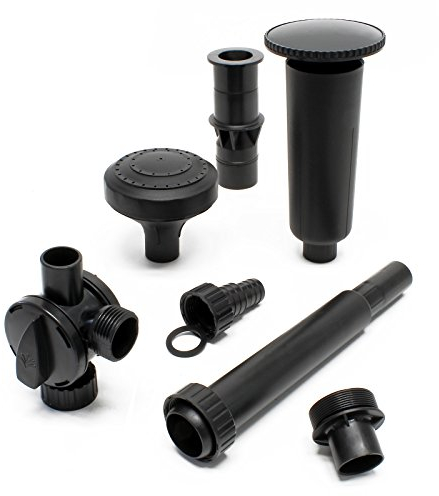 SunSun Springbrunnenaufsatz für JTP-Serie 1400R-4000R, Ersatzteil für Springbrunnenpumpe Teichpumpe, Gartenteich mit Springbrunnen
