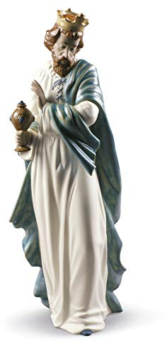 NAO Re Magi - Statuetta con coppa in porcellana