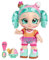Kindi Kids Poupée Peppa-Mint de 25 cm pour Enfants de 3 à 5 Ans, avec 2 Accessoires Shopkin
