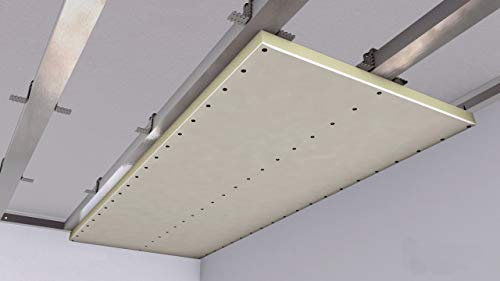 Viglietti Feuille anti-fatigue en polyuréthane expansé blanc, T30, 100 x 200 cm, 3 cm d'épaisseur, isolation acoustique pour placoplâtre