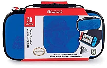 BigBen Nintendo Switch Super Mario Tasche Travel Case NNS46BL Blau