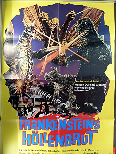 Frankensteins Höllenbrut - Yuriko Hishimi - Filmposter A1 84x60cm gefaltet