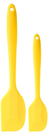 Silicone Spatula, 2pcs Silicone Spatulas for Cooking Mixing Batter Scraper Silicone Baking Tools for Cooking, Baking, Mixing