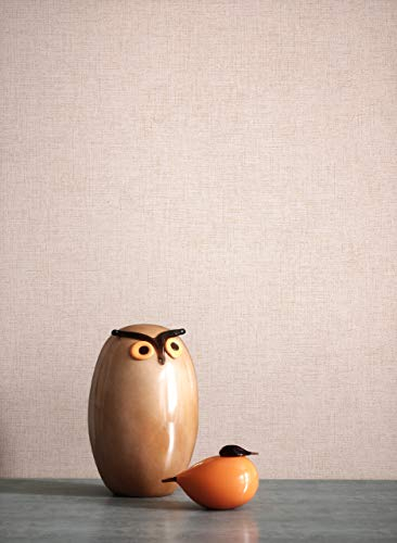 NEWROOM Tapete Rosa Vliestapete Struktur - Uni Modern Mauve Altrosa Monochrom Einfarbig Schlicht inkl. Tapezier-Ratgeber