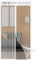 GOUER Tenda Zanzariera Magnetica per Porta 70x225cm Rete Tenda Anti Zanzare Facile da installare, Si Chiude da Sola per Porte Camera da Letto Casa, Bianco A