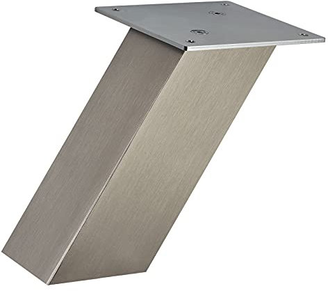 SOTECH Console de bar inclinée 170 x 80 x 70 mm en finition inox 30 Kg de charge Pied de support