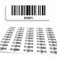 Barcodeetiketten 03001-04000 fortlaufend 5-stellig DGUV Prüfung Barcode Etiketten 1.000 Stck Strichcode Elektrotechnik Code128 selbstklebend 50x17mm (03001-04000)