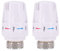 2PCS Thermostatic Radiator Valve Replacement TRV M30 X 1.5 Radiator Thermostatic Head Radiator Valve Head Heating System Temperature Control Valve Standard Radiator Thermostat Head for Home Office