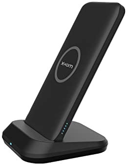 x-kom Power Bank Nennvolumen 10000 mAh Schwarz Ausgangsstrom: 1,5A Akku Kabellos Quick Charge Kabelloses Laden