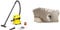 Kärcher Aspirateur Multifonction WD 2 Plus V-12/4/18/C, Fonction Soufflerie, Puissance : 1000 W, Cuve PVC : 12 l, Flexible : 1,8 m & Sachet filtre papier accessoire pour les aspirateurs multifonctions