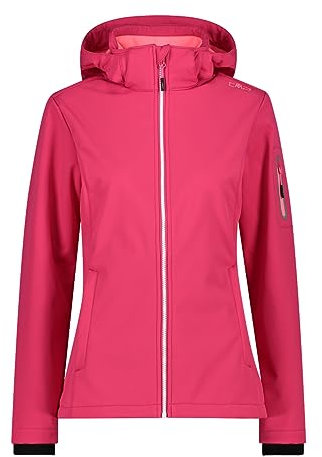 CMP - Damenjacke mit Kapuze und Reißverschluss, Fuchsie, XL