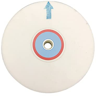 YTGZS Mola da Banco Corindone Bianco,Diametro Esterno 150mm Diametro del Foro 12.7mm Spessore 16mm,120 Grit