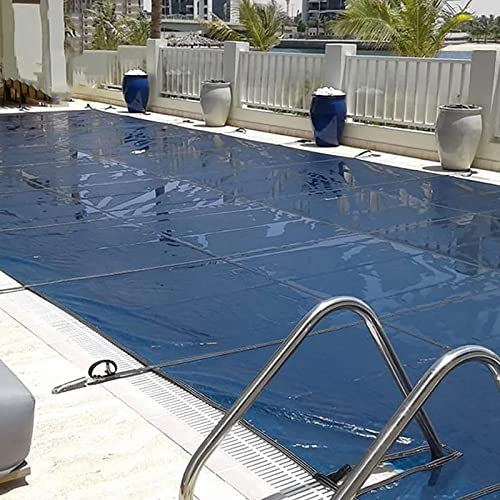 Extra große Sicherheits-Einbau-Pool-Abdeckungen für rechteckige Pools, rechteckige Winter-Schwimmbecken-Netzabdeckung, einschließlich Aller notwendigen Hardware (Größe: 2 m x 3 m/6,6 Fuß x 10 Fuß)