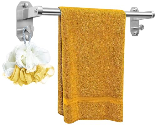 Zindoo Handtuchhalter Bad Ohne Bohren Edelstahl SUS304, Badetuchhalter Selbstklebender Handtuchstange 30CM Wandmontage