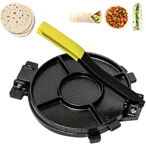 Trademark Innovations Tortilla Maker, Tortilla Press 10 Inch, Large Tortilla Press