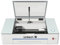 OMTech Polar 50W CO2 Laser Engraver Cutter, Desktop Laser Engraving Cutting Machine with 2 Rotary Axes 300x510mm Workbed 5MP Camera Water Chiller Fume Extractor Lightburn Compatible for Wood Acrylic