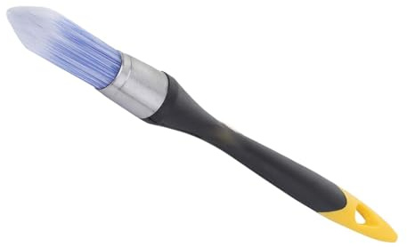 Edward Tools Trim Paint Brush - 3/4” Precision Paint Brush for Edges, Moulding, Corners, Walls - Small Pro Grade Brush - Easy to Clean - Ergonomic Handle