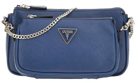 GUESS Noelle Double Pouch Crossbody Navy