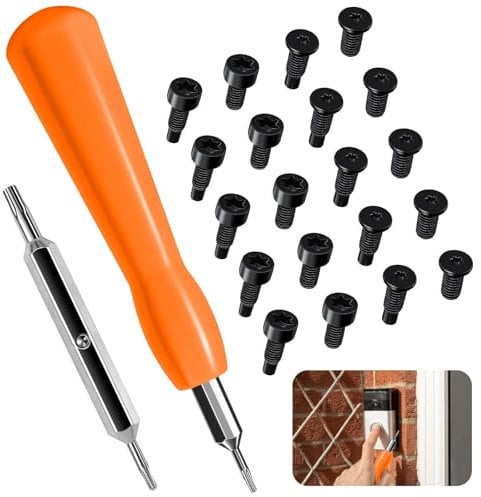 Ring Doorbell Screws Replacement Kit - Double-Ended T6 T15 Security Screws for Ring Doorbell 2nd Generation