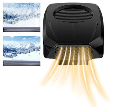 Auto-Windschutzscheiben-Enteiser, tragbar, für Fahrzeuge, automatischer Entfroster mit Multi-Winkel-Rotation, schnell D