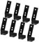 GOOHOCHY 8st Haken Für Langhantelständer Power Rack J-Haken Langhantelständer Zur Wandmontage Langhantel-aufhänger Zur Wandmontage Aufbewahrungsorganisator Für Das Fitnessstudio STK Black