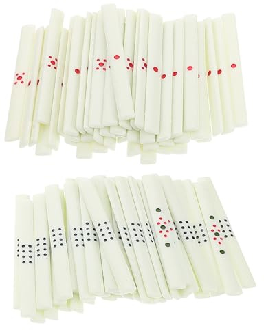 Abaodam 88stücke Teiliges Mahjong Zubehör Chips Und Zählstäbe Aus Langlebigem Material Für Chinese Mahjong Und Traditionelle Brettspiele Präzise Verarbeitung Vielseitig An Verschiedene Mah