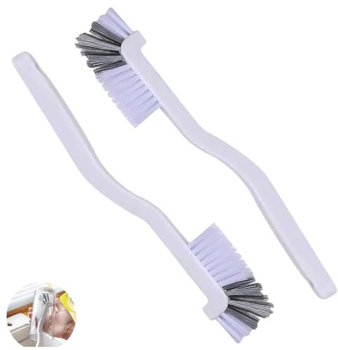 2 Pcs White Small Washing Up Brush, Versatile Washing Up Brushes For Kitchen, Cleaning Brushes Kitchen Scrub Brush, Angle Cleaning Brush, For Cleaning Dishes