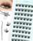 Obeyalash Ciglia Finte Ciuffetti Autoadesive Senza Colla Extension Press e go kit Senza Colla Leggero con Pinzette Naturali Ciglia Ciuffetti Pre Glue Cluster Lashes (Kit-XX)