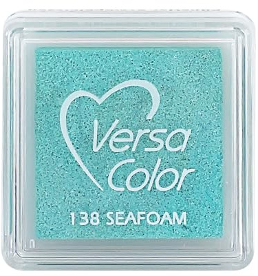 Artoz Ministempelkissen VersaColor in Seafoam (Helltürkis) – 34 x 34 mm – Stempelfarben auf Wasserbasis – Stempelkissen-Farbe zum Stempeln auf Papier, Karten für Einladungen, Grüße oder zur Hochzeit