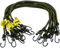 Savage Island 10 Spanngummis extra stark olivgrün mit Haken an beiden Enden elastisch Garten Auto Heimwerken Gepäck Outdoor Camping