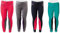 PFIFF 102603 Kinder Reitleggings Ella Stoff Besatz Reithose Mädchenreithose, Blau / Pink 164