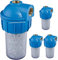 4 x Anti-Kalkfilter für Heizkessel und Kessel 1/2 Zoll mit Behälter und Polyphosphat-Filter. Beseitigt hartnäckige Kalkablagerungen.