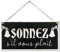 CARISPIBET Sonnez | enseignes pour la maison décoration pour chez vous panneaux décoratives décor de l'interieur 15 x 30 cm