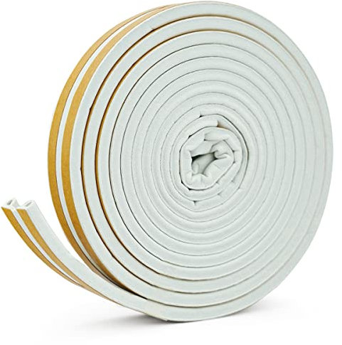 P Shape Weather Stripping Seal Strip for Doors & Windows Frame Insulation Large Gap Draft Excluder Anti Collision Wind Proof Self Adhesive Rubber Backing Weather Stripping Draught excluder