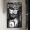 Trayosin 5D Diamond Painting Kreuz, Diamant Malerei Painting Bilder, Jesus Christentum Mann Full Set Groß DIY Diamant Gemälde Malen Nach Zahlen für Home Wall Decor (40x80cm)