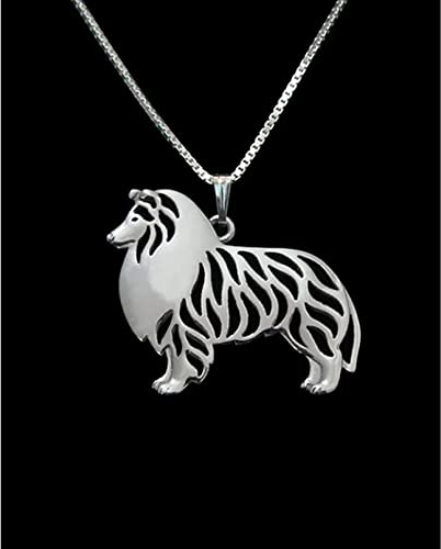 DFRIZ Halskette anhänger schmuck Rough Collie Halskette Cartoon Hund Schmuck für Frauen