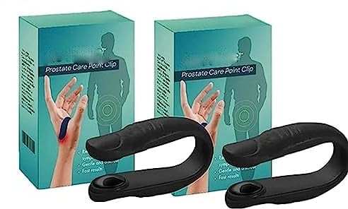 Prostata-Pflege-Punkt-Clip, Akupressur Handdruckpunkt-Clip, lindert Verspannungen, Angstzustände, Migräne-Druckpunkt-Clip, Akupressur-Punkt-Clips, lindert Prostata-Beschwerden (2 Stück)