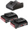 Bosch Starter-Set 18 V / 2x 2,0 Ah Akku + Ladegerät GAL 18V-20