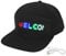 Tissting Gorra de Béisbol LED, Gorra Luces LED con Control de Aplicación Bluetooth, Gorra Programable con Pantalla LED Desmontable, para Deportes Nocturnos Fiestas Festivales Carnaval Negro