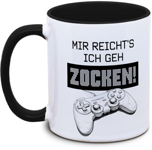 Gaming-Tasse „Mir reicht’s, ich geh zocken!“ – Perfekt für Gamer, die abschalten wollen! - Zocken, Computer, Konsole, Videospiele