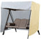 Outdoor-Schaukelstuhl-Abdeckung, wasserdicht und sonnenbeständig, 3-Sitzer-Schaukelsitzbezug für Gartenschaukel, Beige (160 x 120 x 170 cm)
