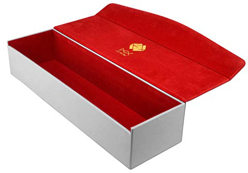 Dex Protection Supreme One Row Deck Box | 1,000 Card Capacity | Suede Lined Interior | Wood Exterior