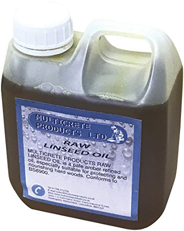 Raw Linseed Oil Protect and Nourish Hard Woods (1 Litre)