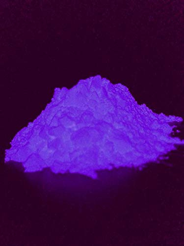 Profi Premium Leuchtpulver Sehr hell im Dunkeln nachleuchtendes Farbpulver. Selbstleuchtendes UV Glühpulver, Nachleuchtpigmente, Glow in the Dark (Grün,Blau,Gelb,Lila,,Grün-Blau, (Lila, 200 Gramm)