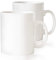850,5 gram Super Large Blanc Tasses à café. Grandes Poignées et Construction en céramique, Lot de 2 par Serami