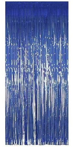 Blue Shimmer FOIL Door Curtain Party Decoration Birthday Holiday Bedroom-5 Pack