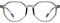 ATTCL Damen Blaulichtfilter Brille Blockieren Blaue Licht von PC, TV und Handy ohne sehstärke Computerbrille BL6688 Transparent+grey